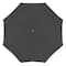 8.5ft. Gray Outdoor Patio Market Umbrella with Wooden Pole